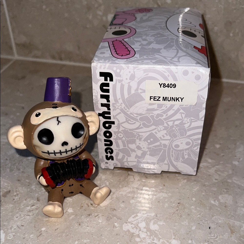 Furrybones “Fez Munky” Collectible Figurine - Picture 8 of 8